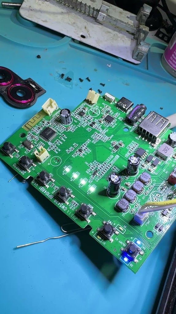 Diagnóstico de placa electrónica